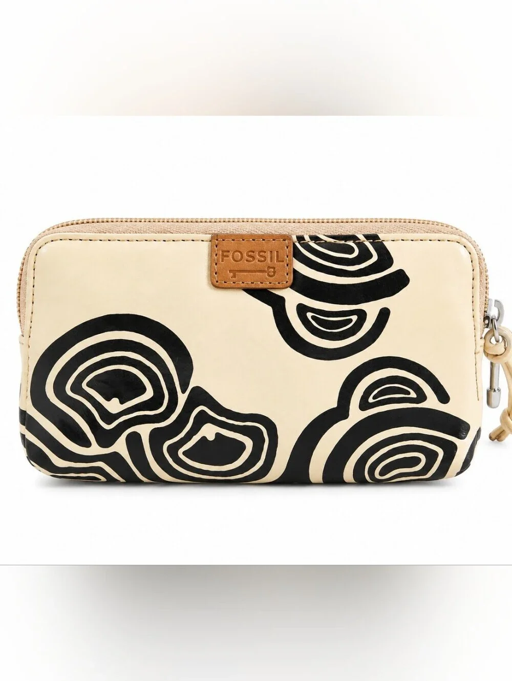 FOSSIL VINTAGE Dual Geometric Patterned Clutch.